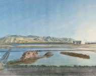 Houel Jean-Pierre-Laurent Ruins of Ancient Salt Works on the Island of Salina  - Hermitage